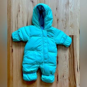 Columbia Infant Snuggle Bunny Bunting Suit - Mint Green, 0-3 Months
